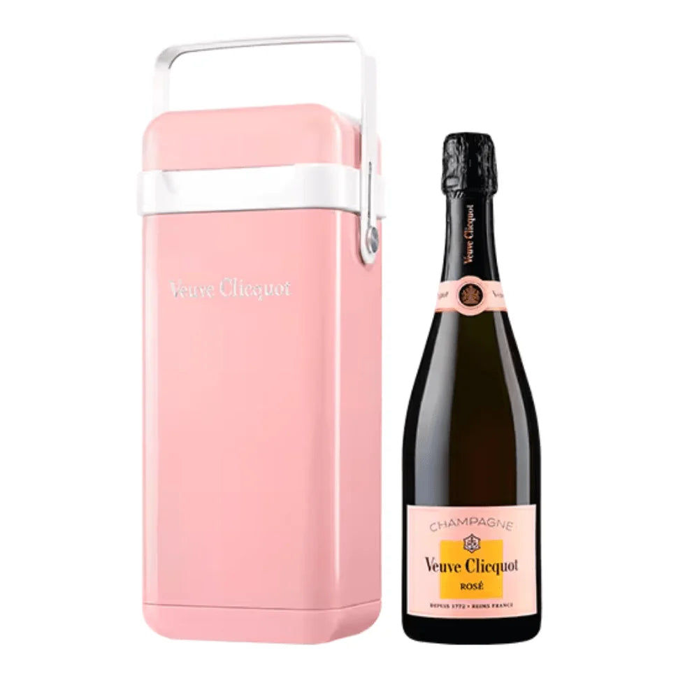 Veuve Clicquot Brut Rose Champagne with Clicquot Cooler Gift Box 750ml