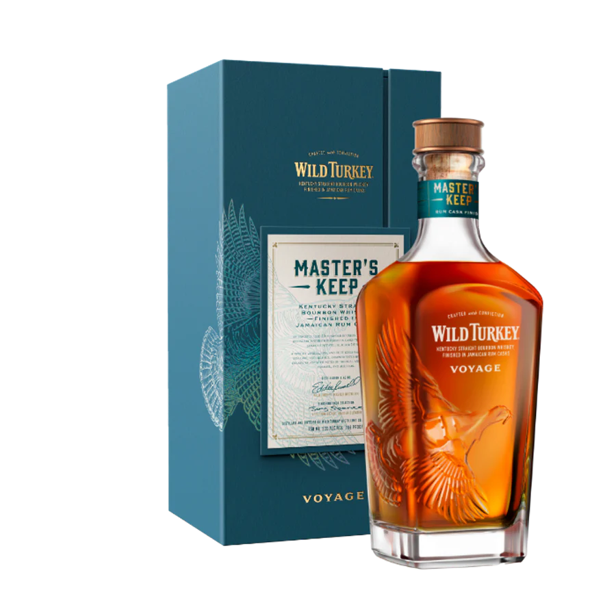 Wild Turkey Master’s Keep Voyage Rum Cask Finish Bourbon 750ml front bottle