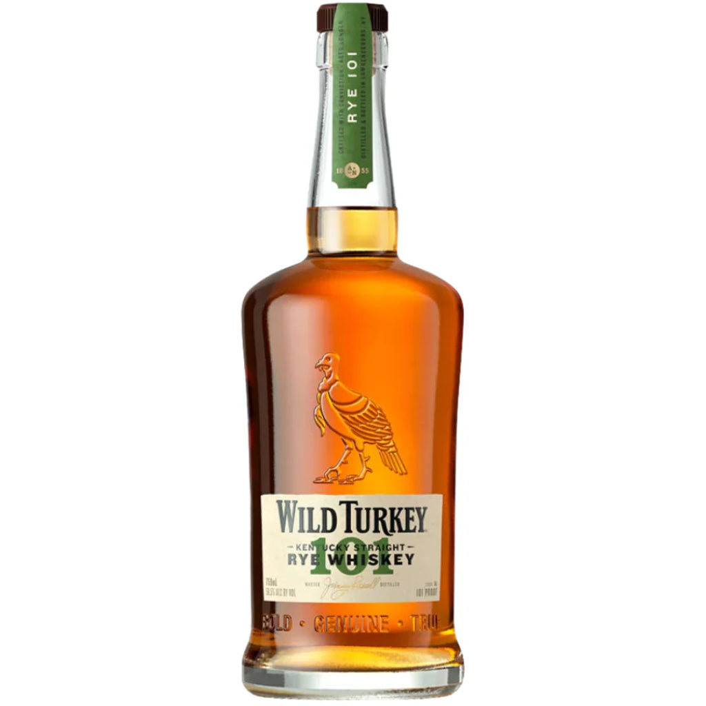 Wild Turkey 101 Straight Rye Whiskey 750ml bottle