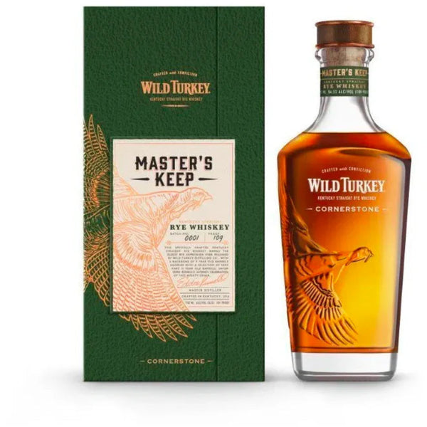 Wild Turkey Master's Keep Cornerstone Rye Whiskey 750ml front bottle