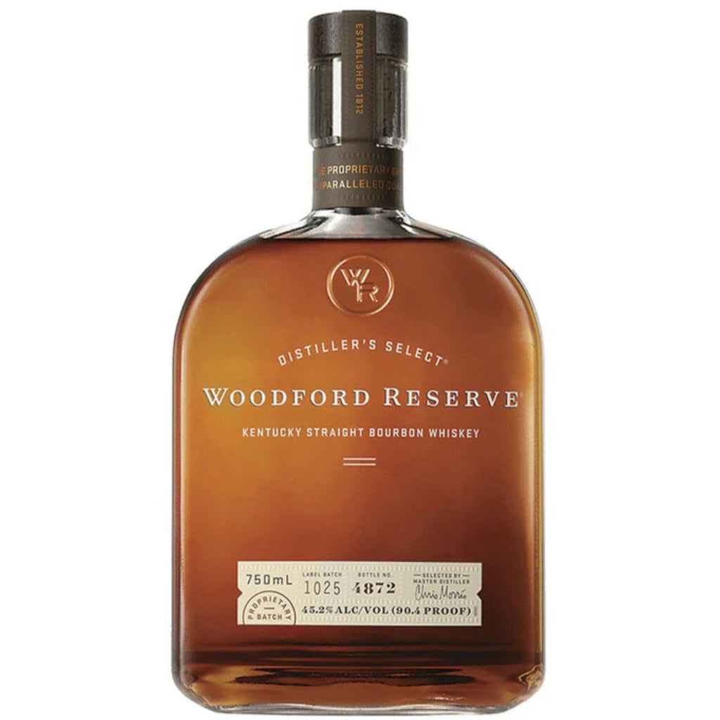 Woodford Reserve Kentucky Straight Bourbon Whiskey 750ml front bottle
