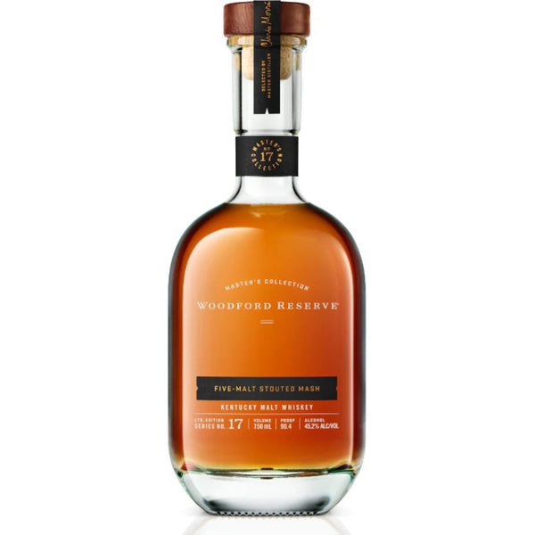 Woodford Reserve Master’s Collection Five Malt Stouted Mash Kentucky Straight Malt Whiskey 750ml front bottle