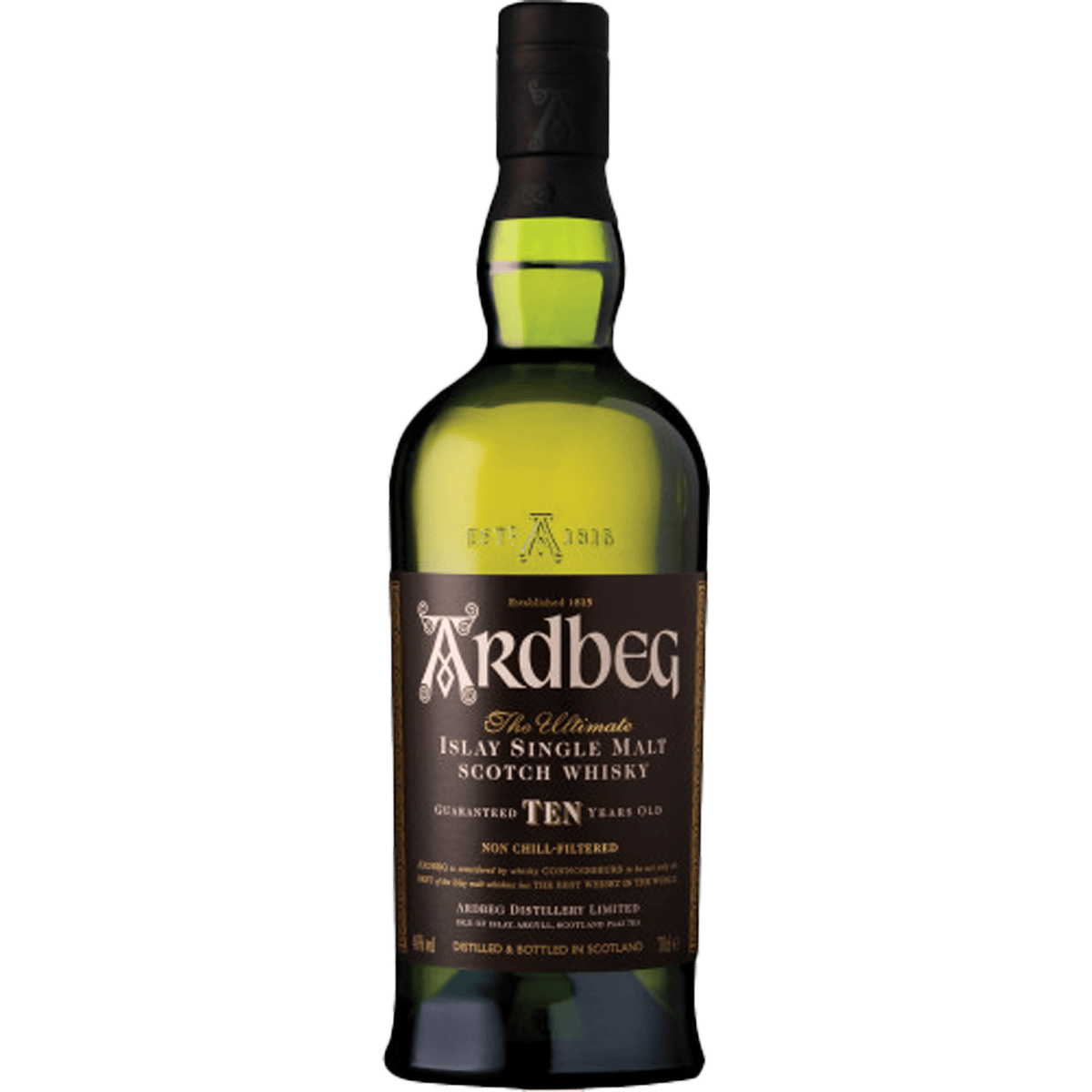 Ardbeg 10 Year Old Islay Single Malt Scotch Whisky 750ml bottle