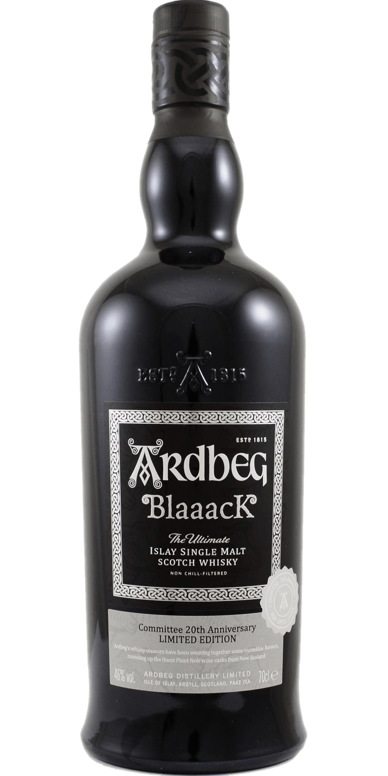 Ardbeg BlaaacK 20th anniversary Limited Edition Whisky - Liquor On Broadway