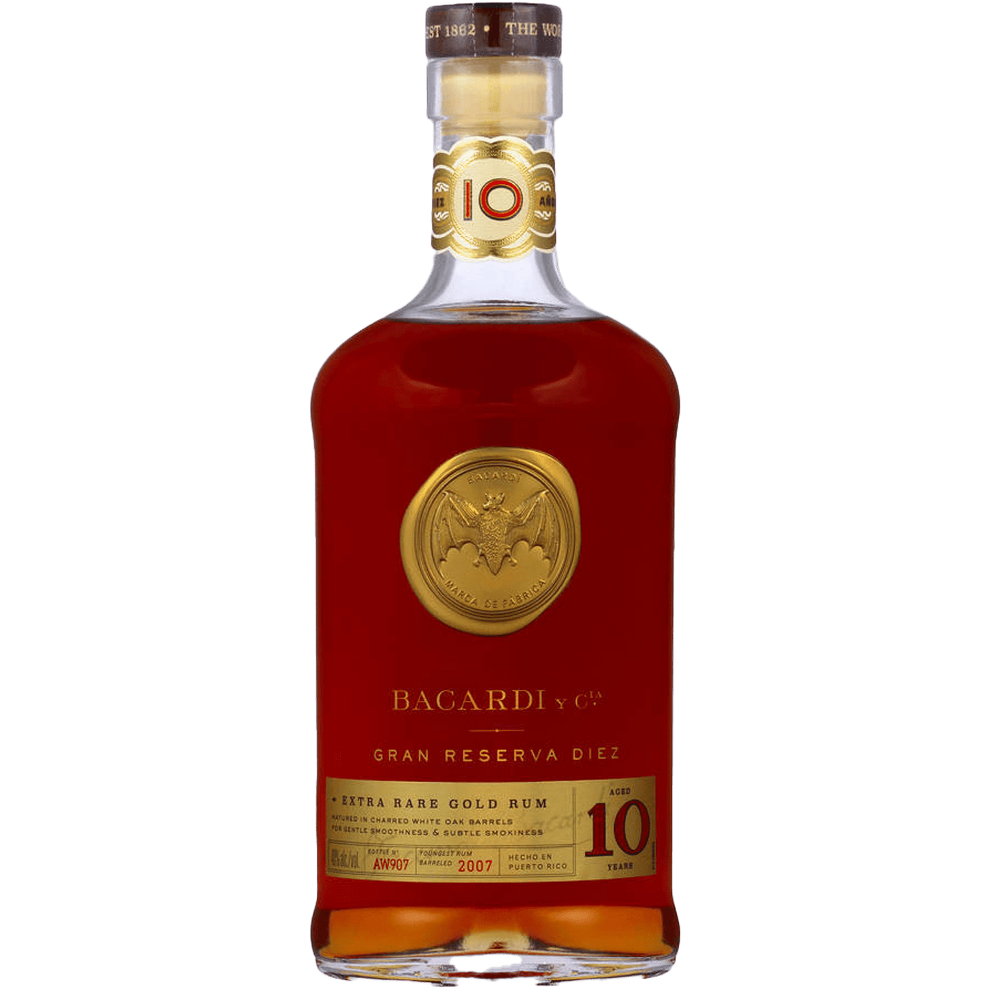 Bacardi Gran Reserva Diez (10 Years Old) - Liquor On Broadway