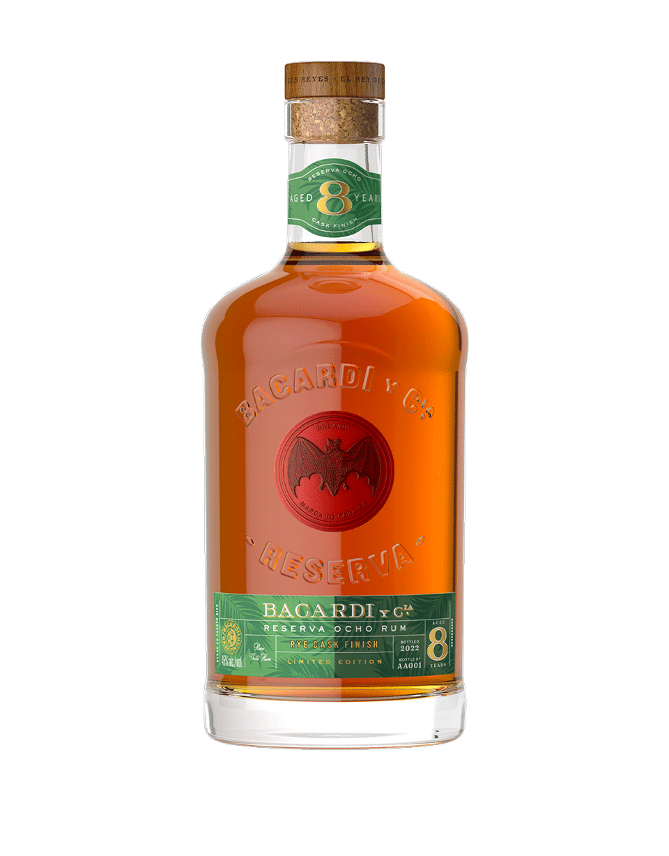 Bacardí Reserva Ocho Rye Cask Finish Rum - Liquor On Broadway
