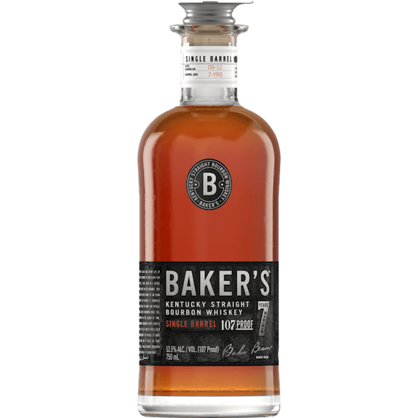 Baker's 7 Year Single Barrel Bourbon 107 Proof 750ml bottle