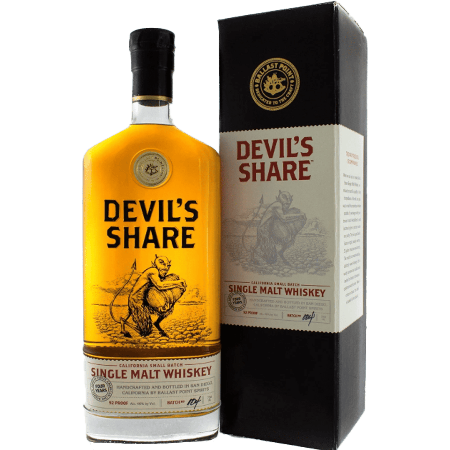 Ballast Point Devil's Share Single Malt - Old Bottle - Liquor On Broadway