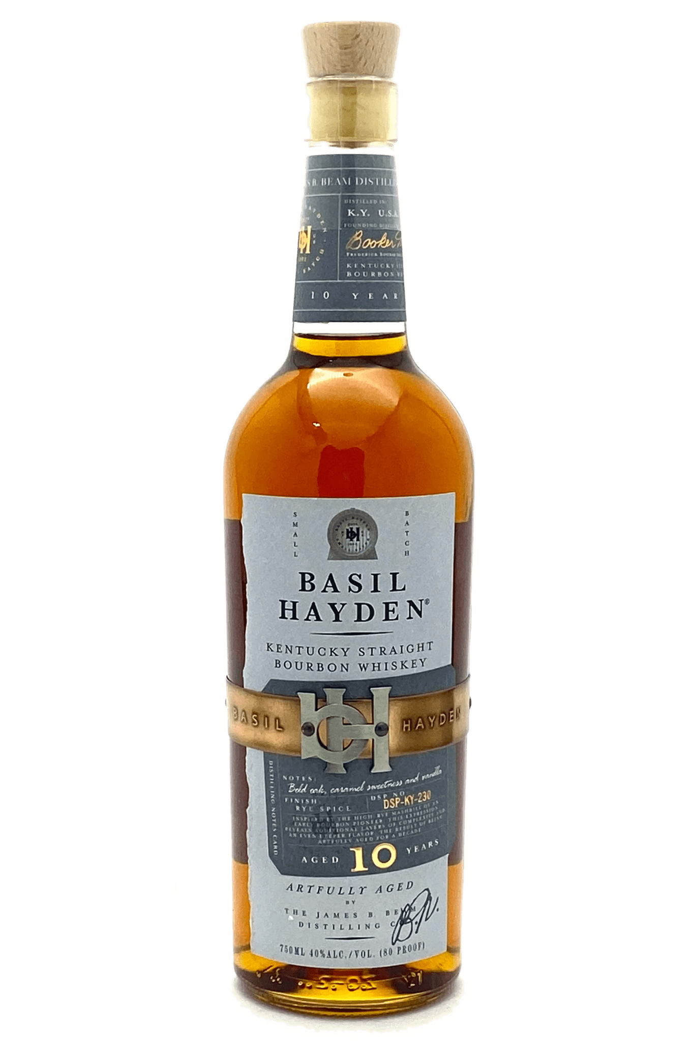 Basil Hayden 10 Year Bourbon – 80 Proof – 750 ml