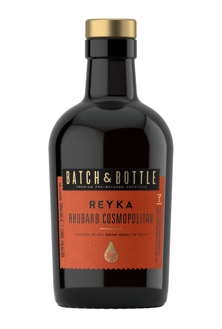Batch & Bottle Reyka Vodka Rhubarb Cosmopolitan - Liquor On Broadway