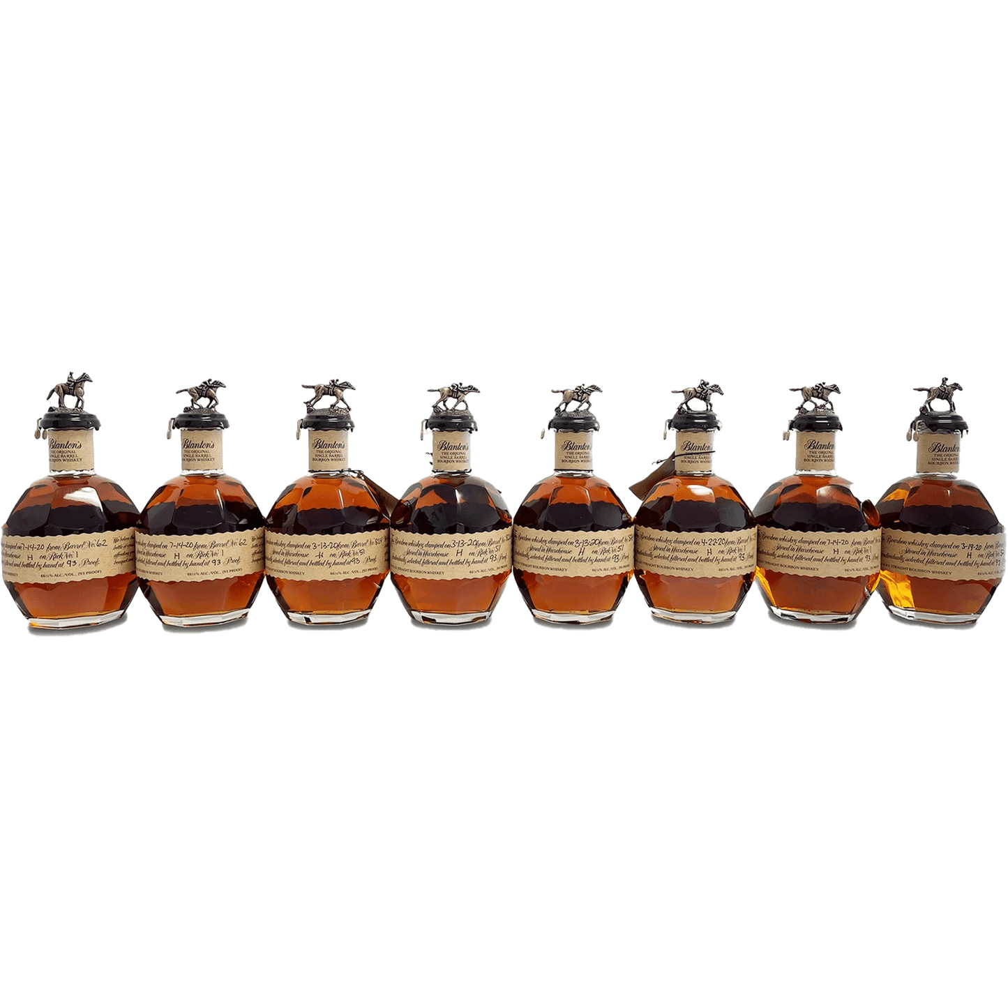 Blantons Single Barrel Complete Set B - S Bundle Set - Liquor On Broadway