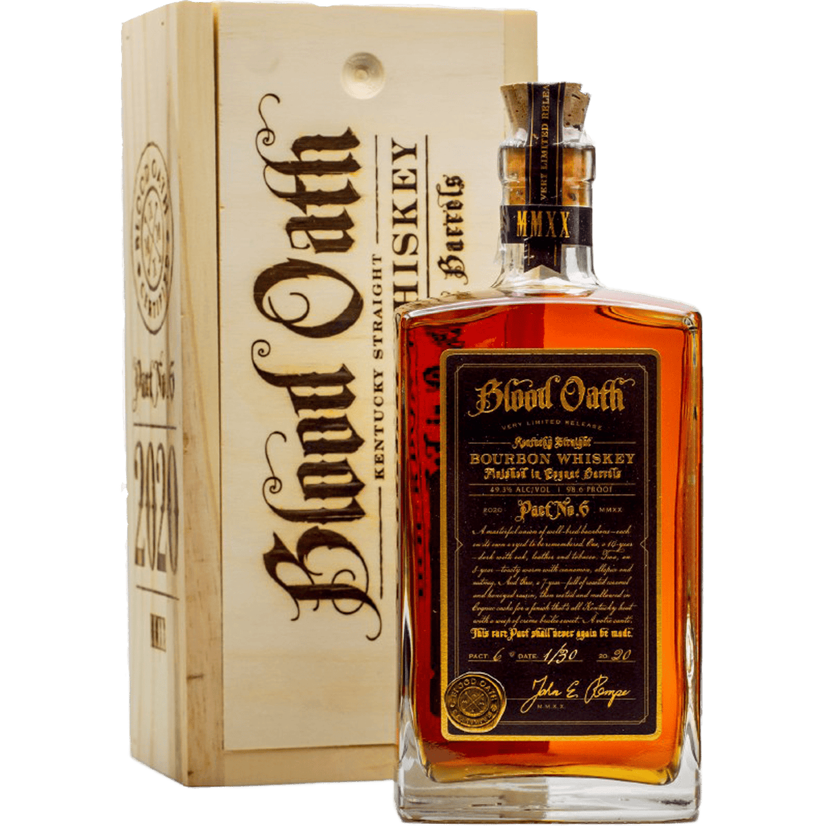 Blood Oath Pact No. 6 Kentucky Straight Bourbon 750ml bottle