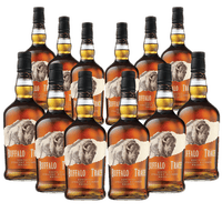 Buffalo Trace Bourbon 12 Pack (12 x 750ml) front bottle set