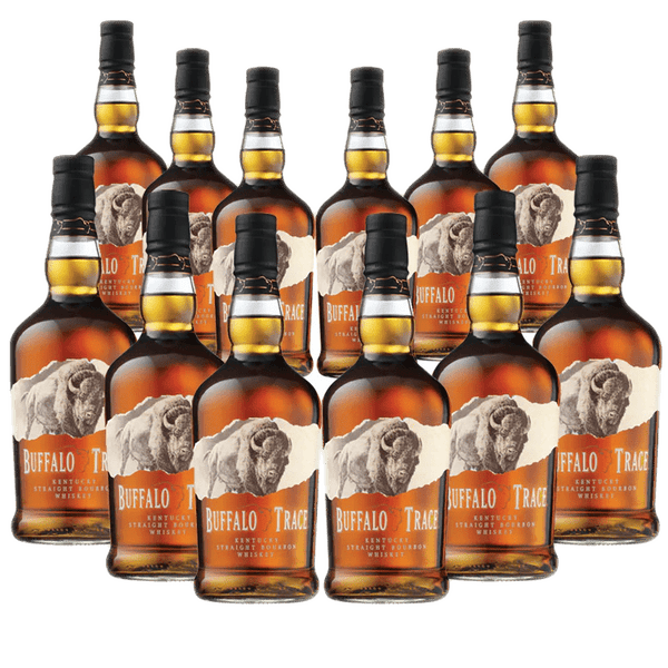 Buffalo Trace Bourbon 12 Pack (12 x 750ml) front bottle set