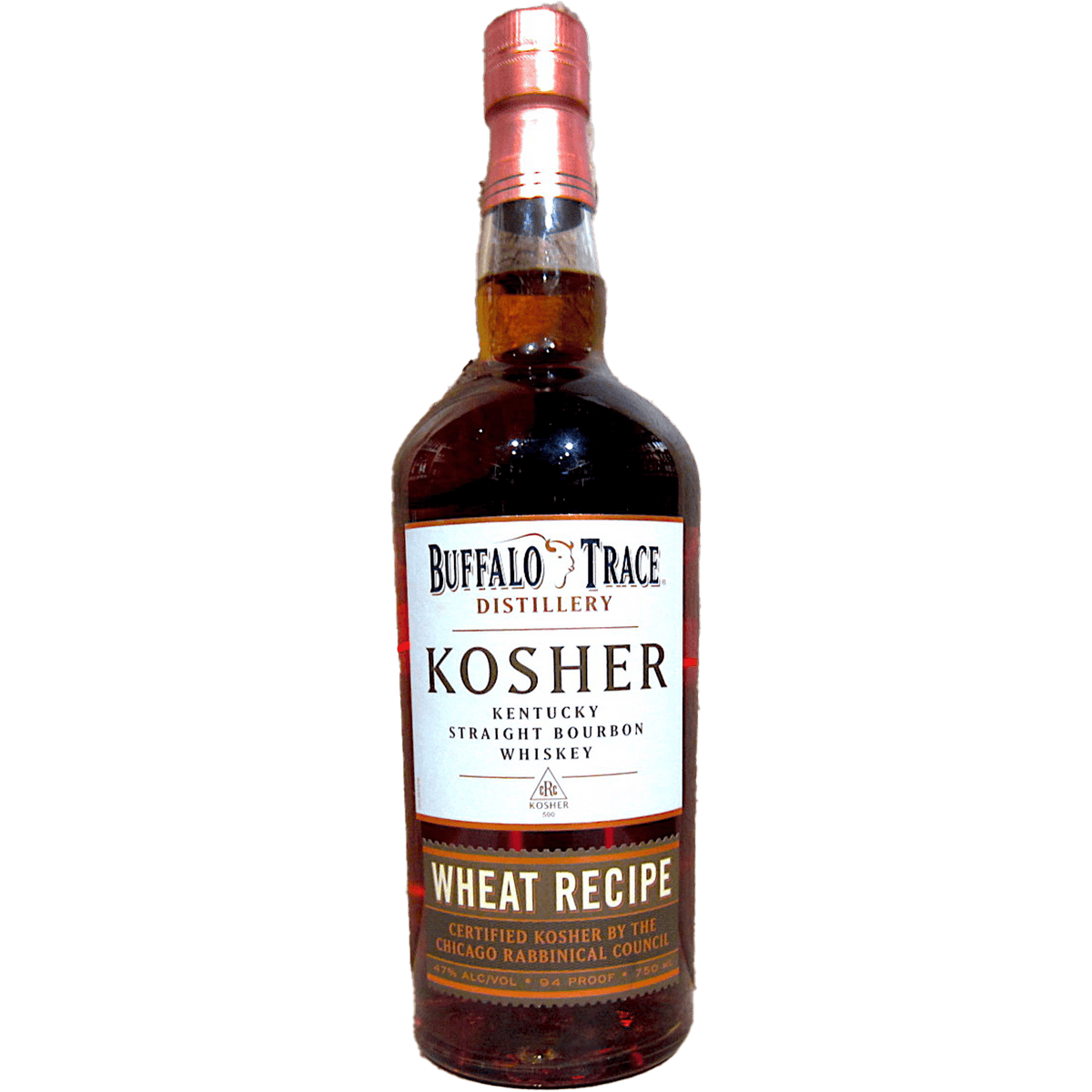 Buffalo Trace Kosher Wheat Recipe Bourbon 750ml front bottle