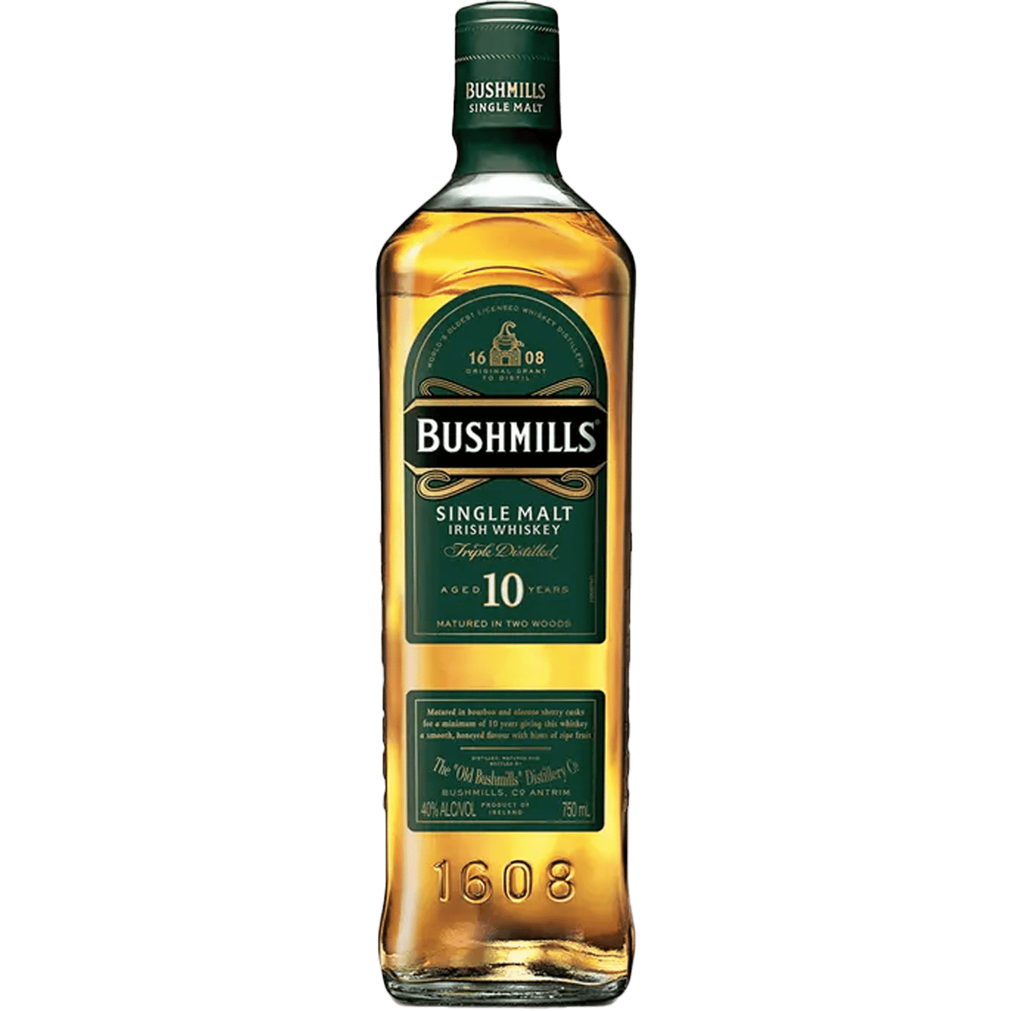 Bushmills Single Malt 10 Year Irish Whiskey - Liquor On Broadway