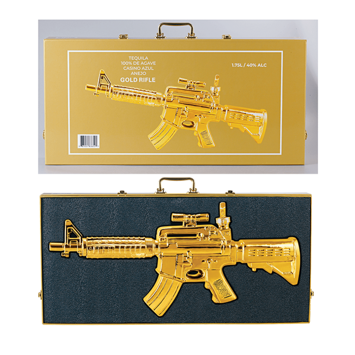 Casino Azul Grand Anejo Tequila Rifle With Gift Briefcase - Liquor On Broadway