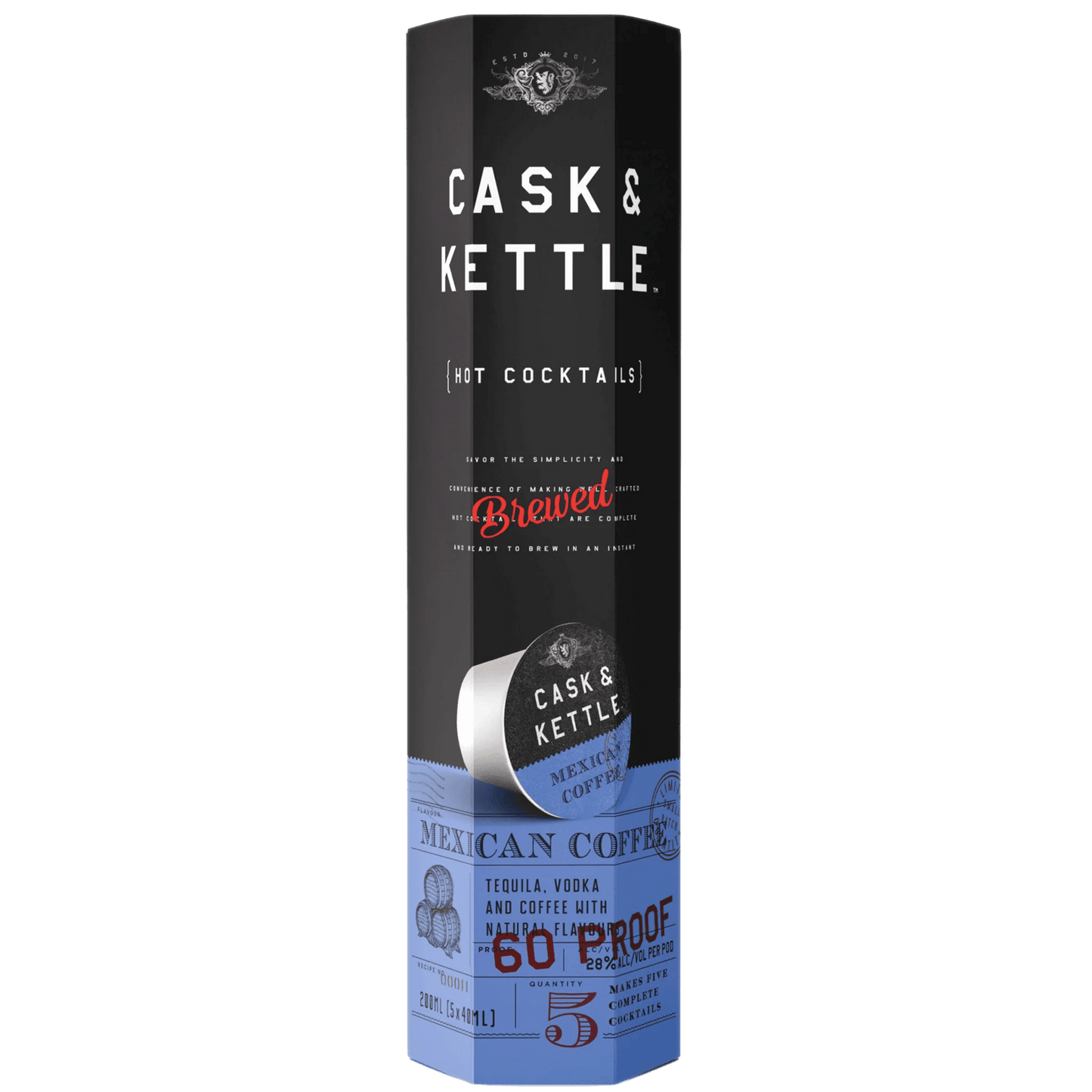 Cask & Kettle Mexican Coffee 'Hot Cocktail', USA (5 x 40ml) - Liquor On Broadway