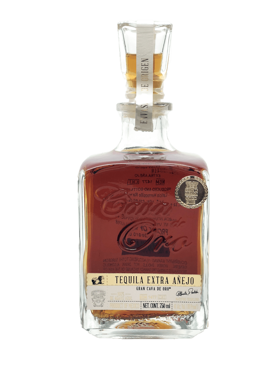 Cava de Oro Extra Anejo Tequila - Liquor On Broadway