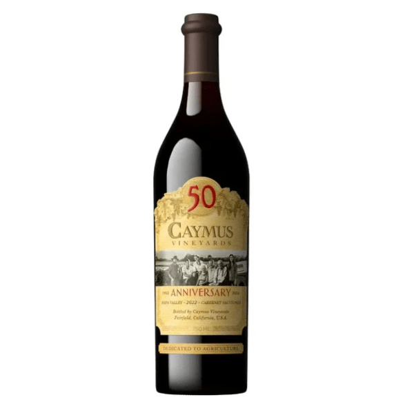 Caymus 50th Anniversary Napa Valley Cabernet Sauvignon 2022 750 ML - Liquor On Broadway