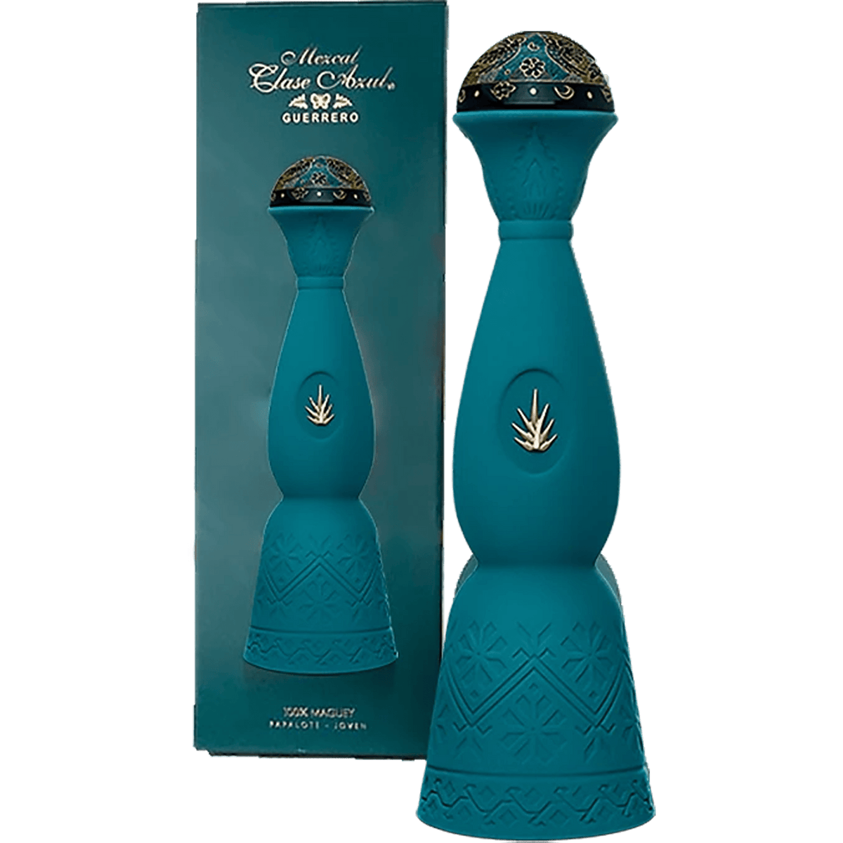 Clase Azul Mezcal Guerrero 750ml hand-painted ceramic decanter