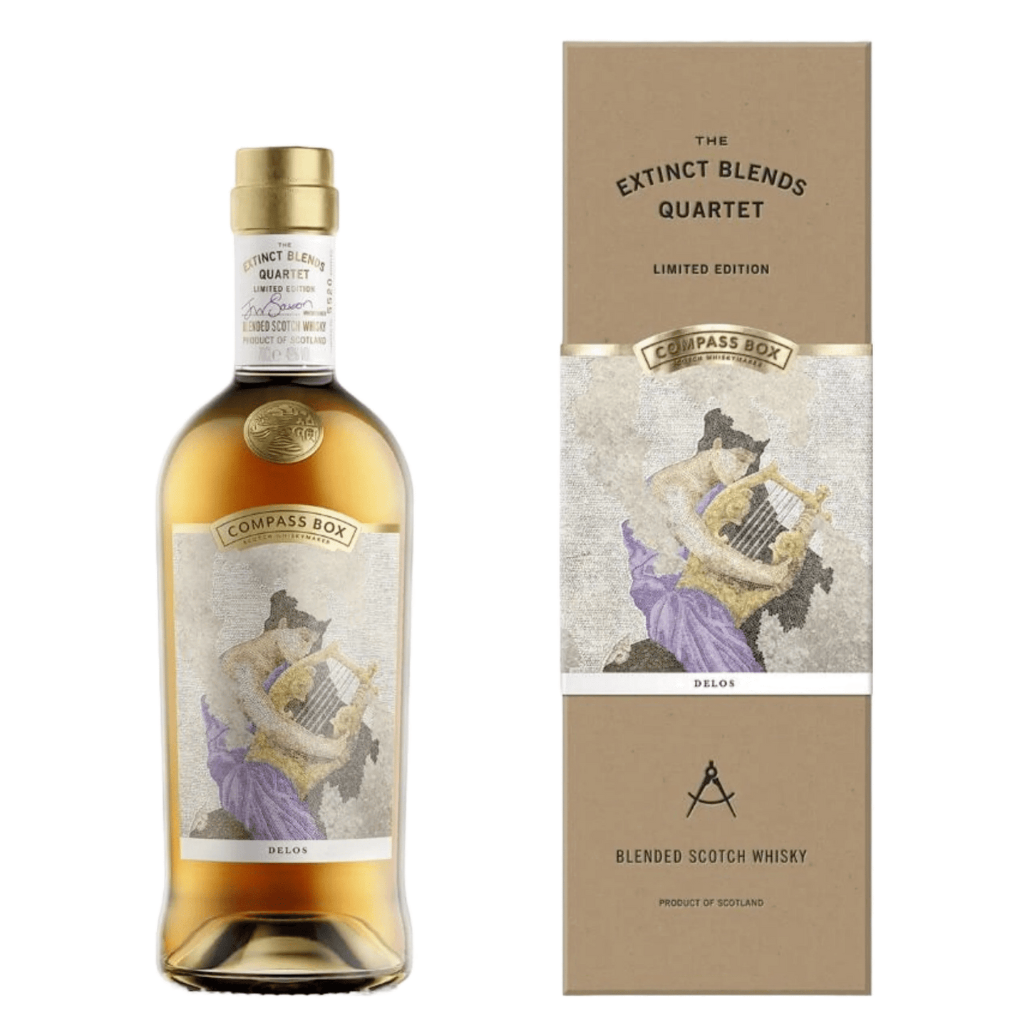 Compass Box Delos Limited Edition Extinct Blends Quartet Blended Scotch - Liquor On Broadway