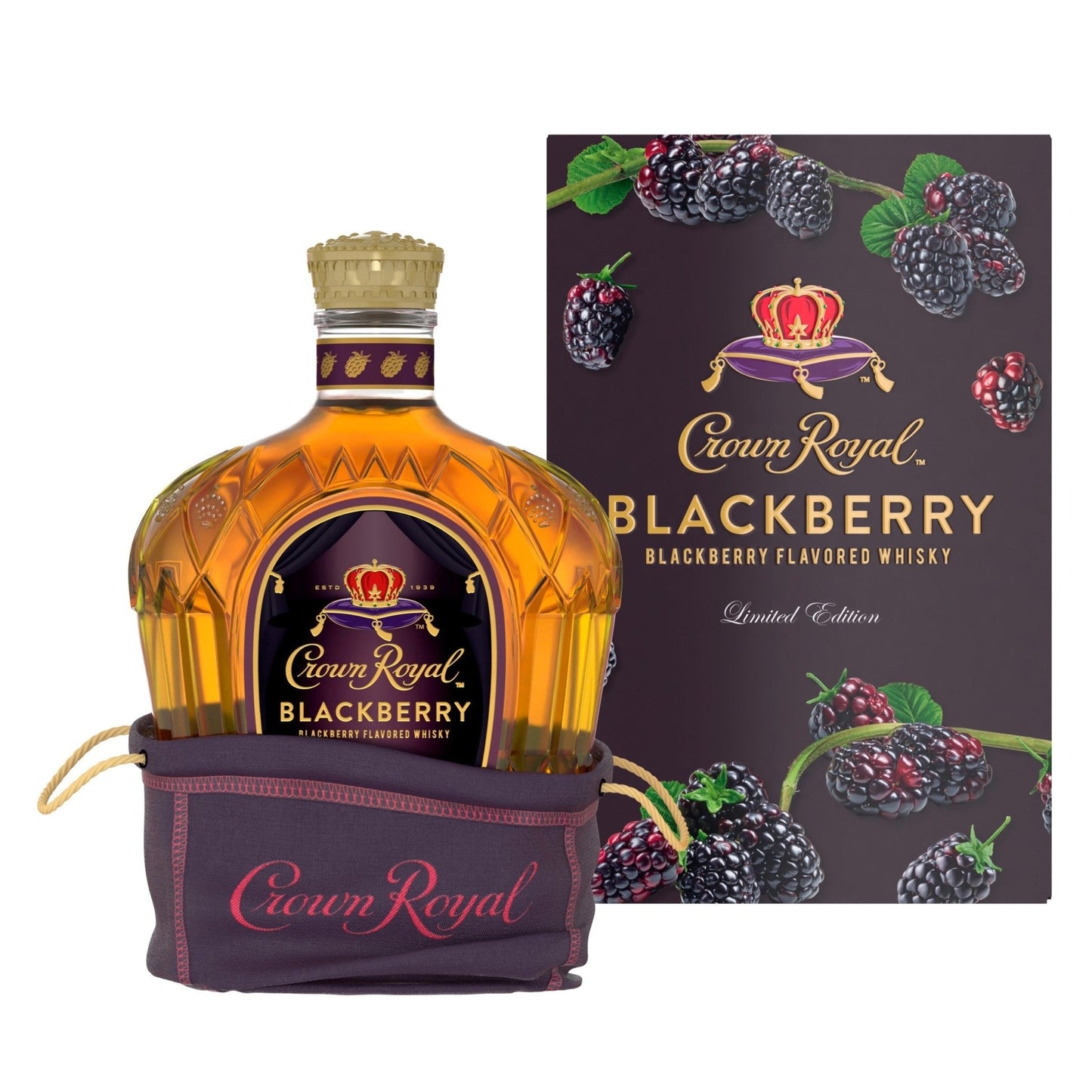 Crown Royal Blackberry Whiskey 750ml - Liquor On Broadway
