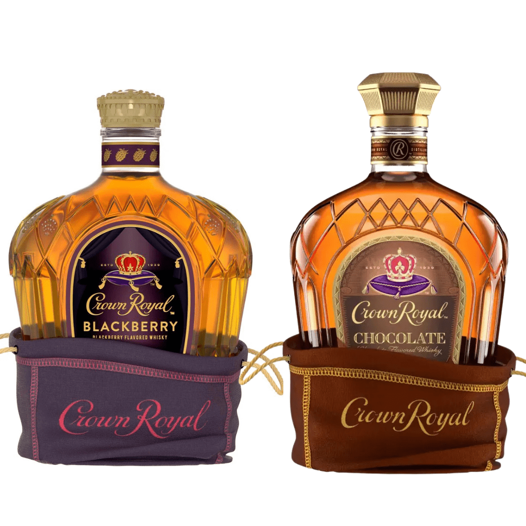 Crown Royal Chocolate & Crown Royal Blackberry Bundle - Liquor On Broadway