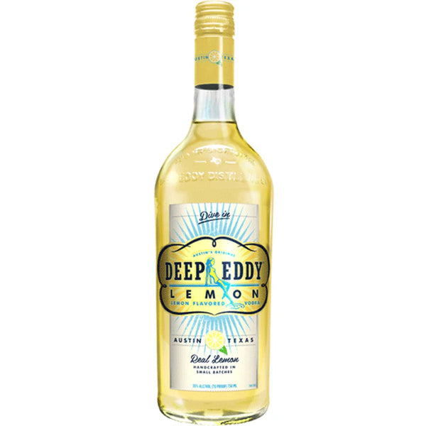 Deep Eddy Lemon Flavored Vodka 750ml bottle