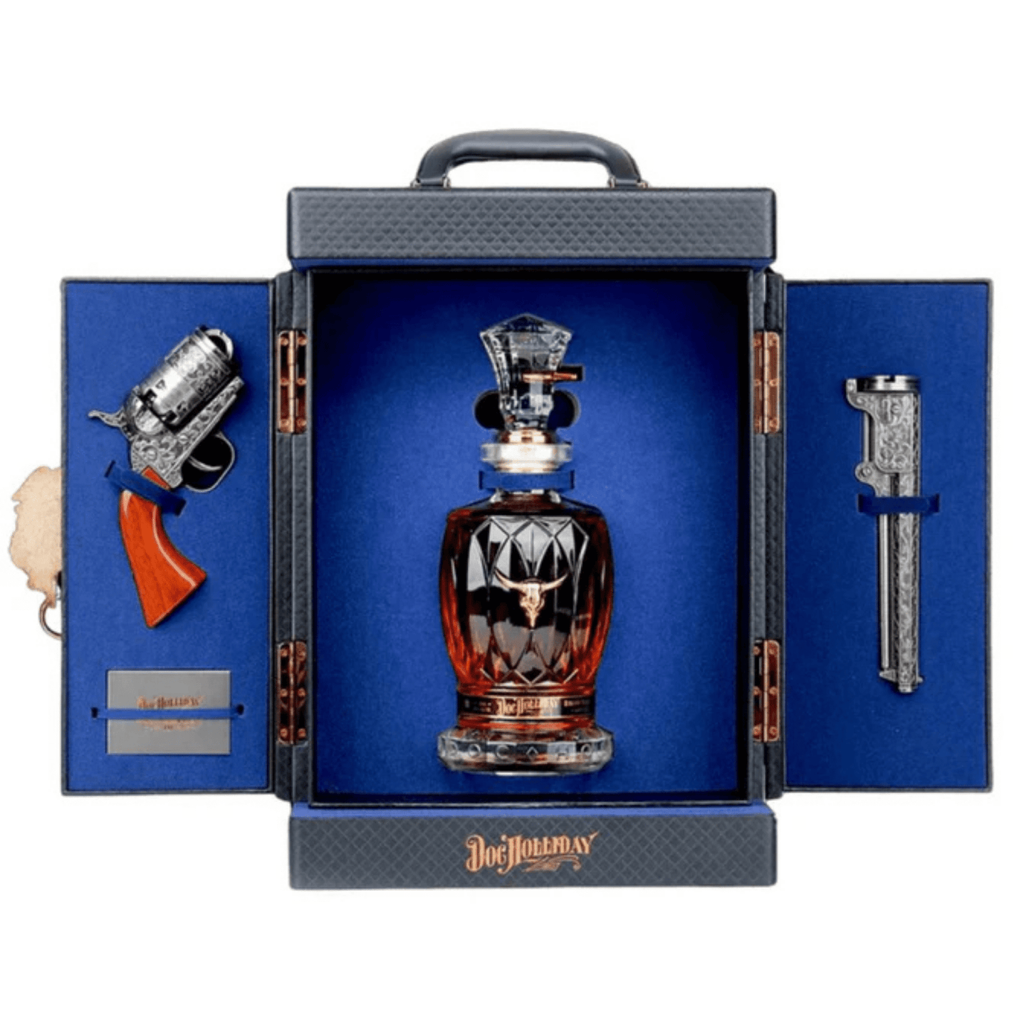 Doc Holliday 10 - Year Bourbon Revolver Set - Liquor On Broadway