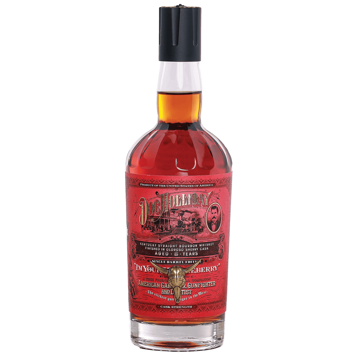 Doc Holliday 8 Year Straight Bourbon Whiskey 750ml bottle