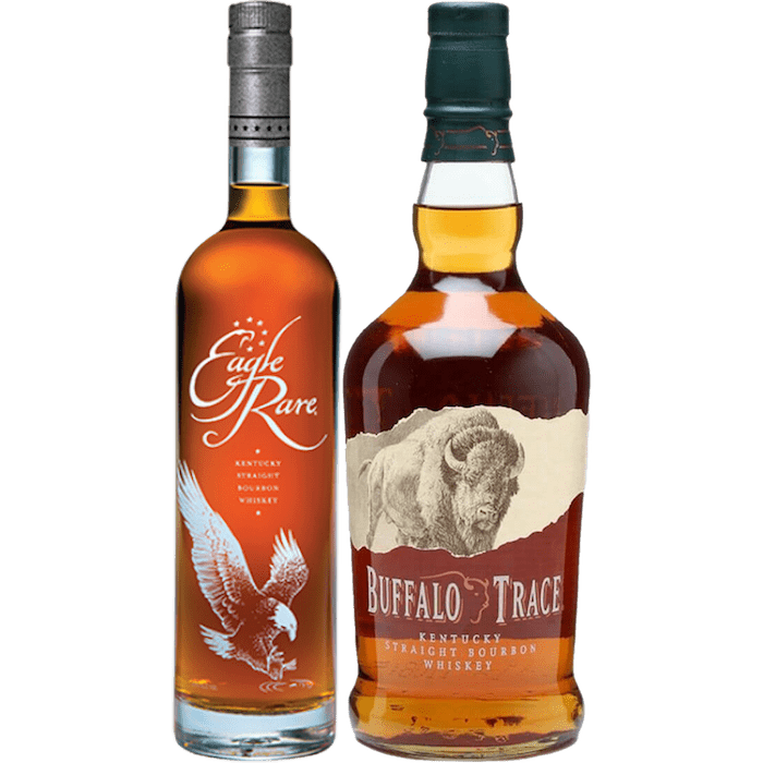 Eagle Rare 10 Year & Buffalo Trace Bourbon Bundle 2 bottles