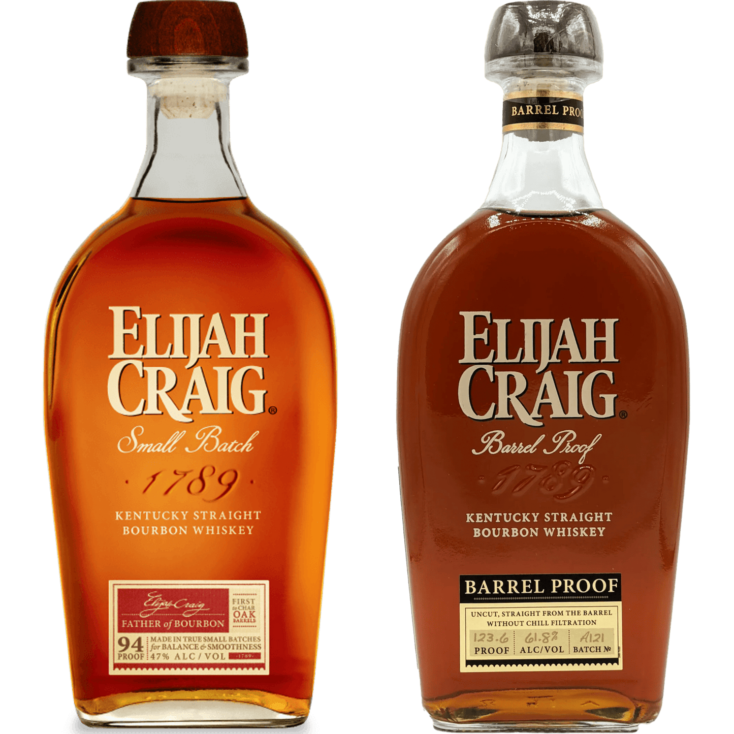 Elijah Craig Barrel proof A121 + Elijah Craig Small Batch Bundle ( Combo ) - Liquor On Broadway