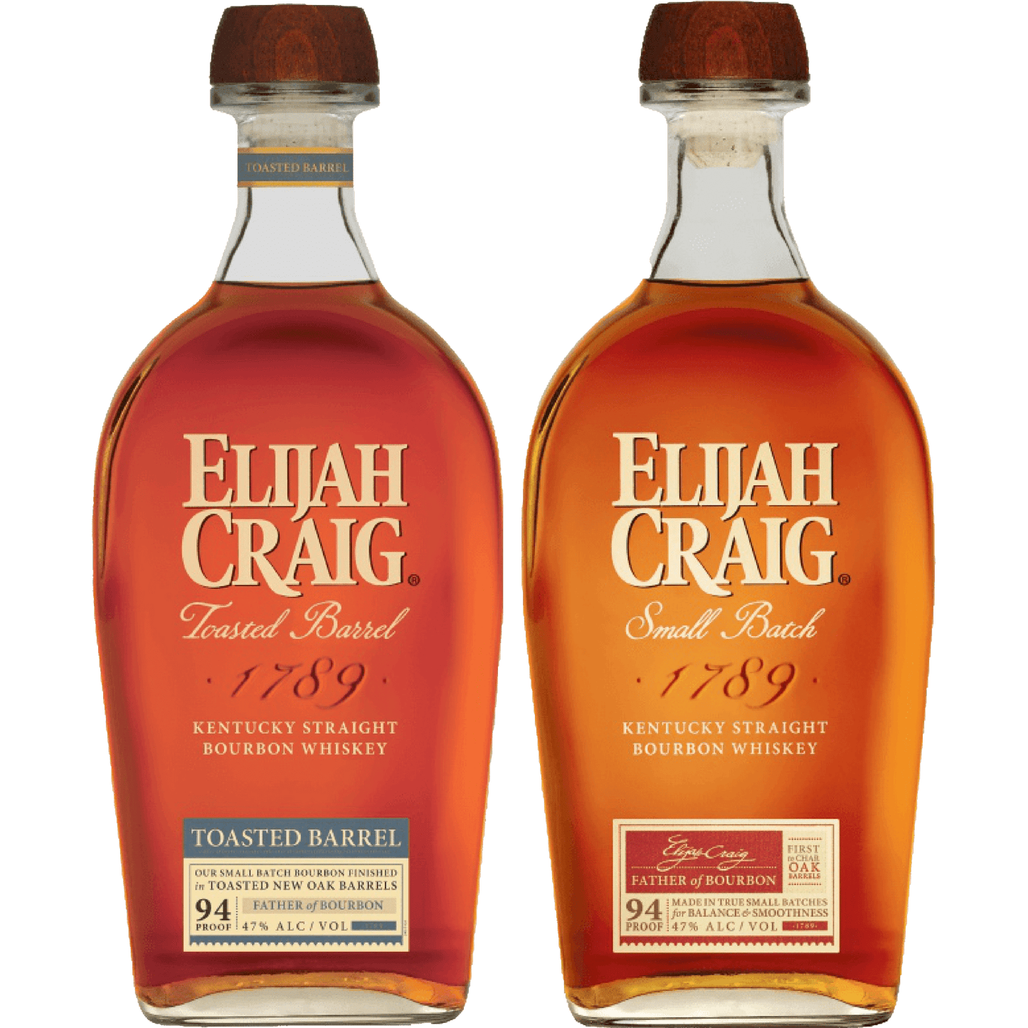 Elijah Craig - Toasted Barrel & Small Batch 750ML Bundle (COMBO) - Liquor On Broadway