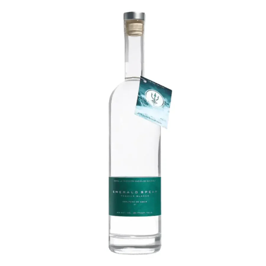 Emerald Spear Tequila Blanco 750ml front bottle