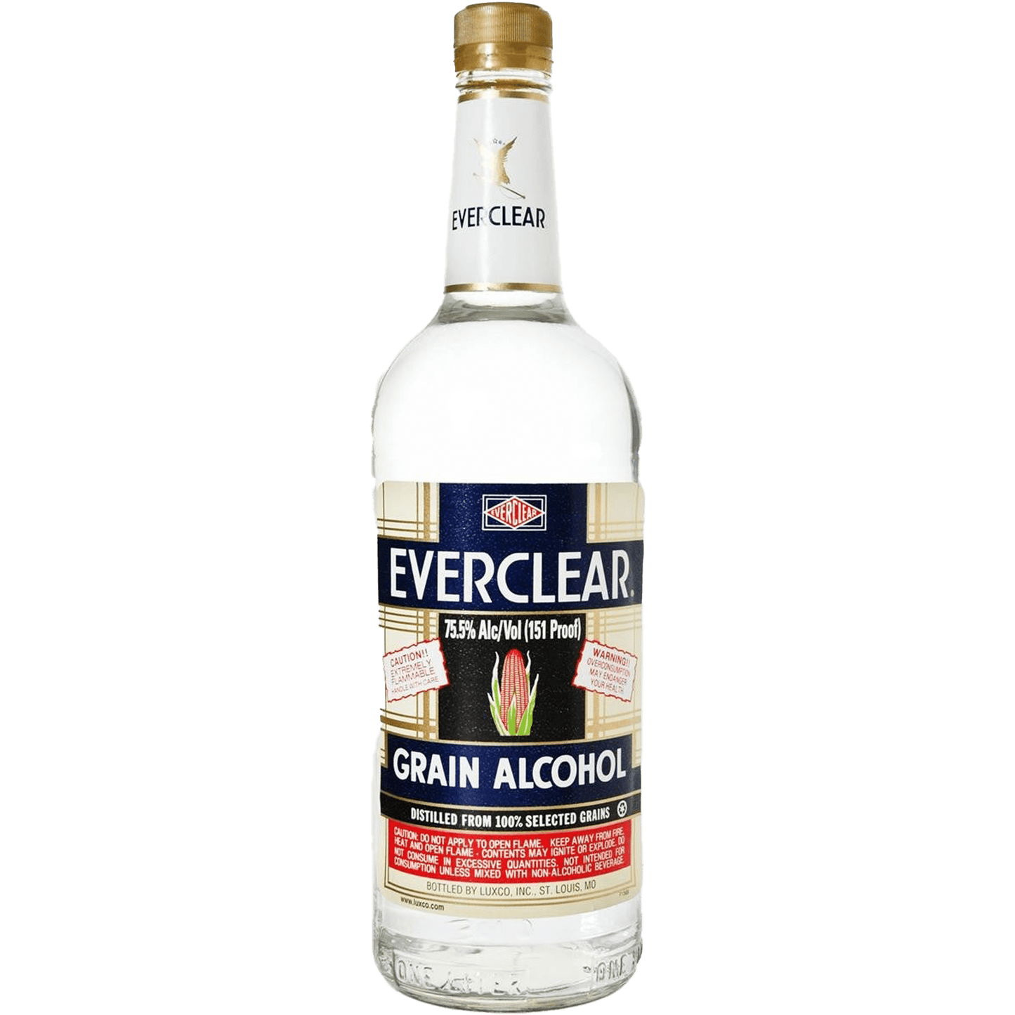 Everclear Grain Alcohol 151 Proof - Liquor On Broadway