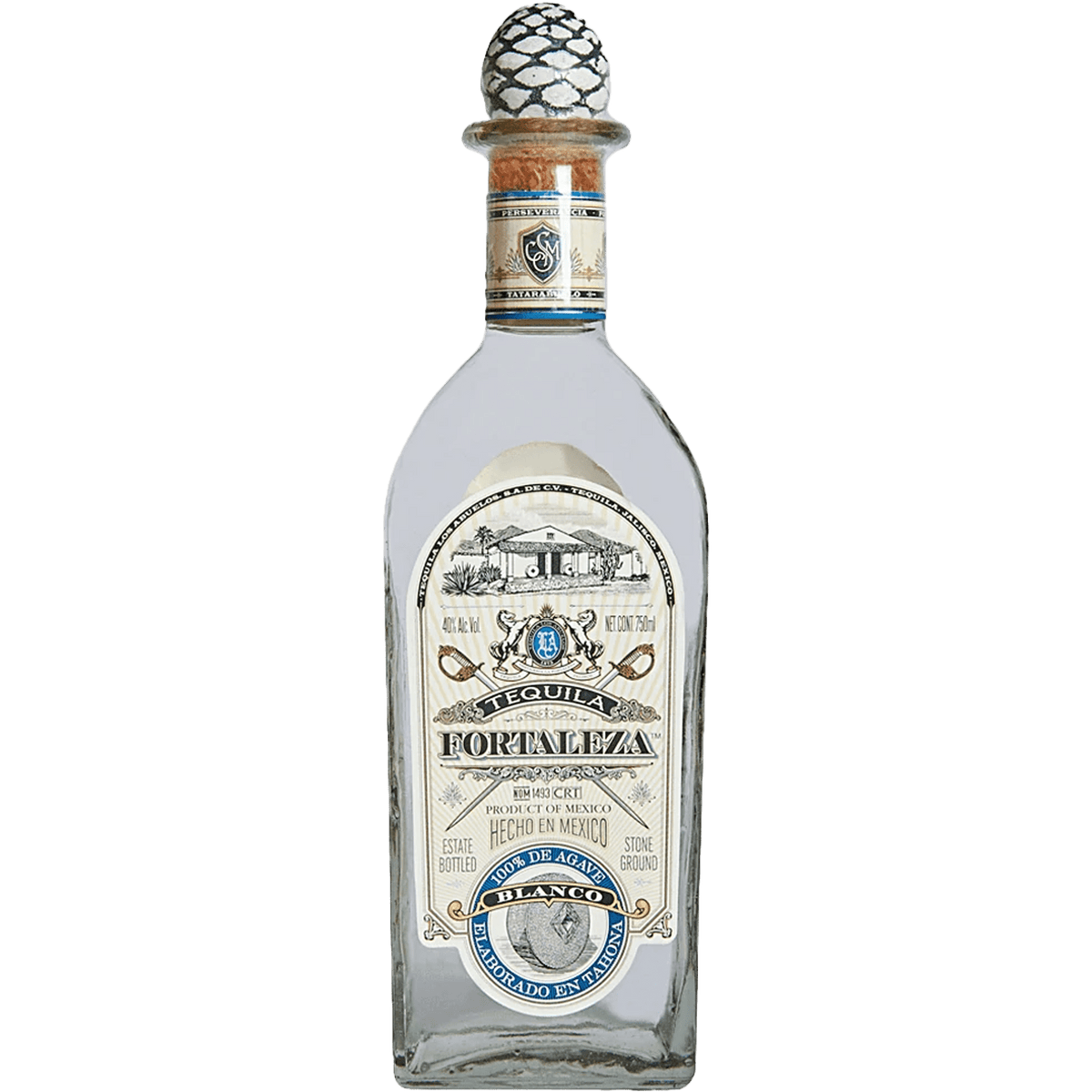 Fortaleza Blanco Tequila 750ml bottle