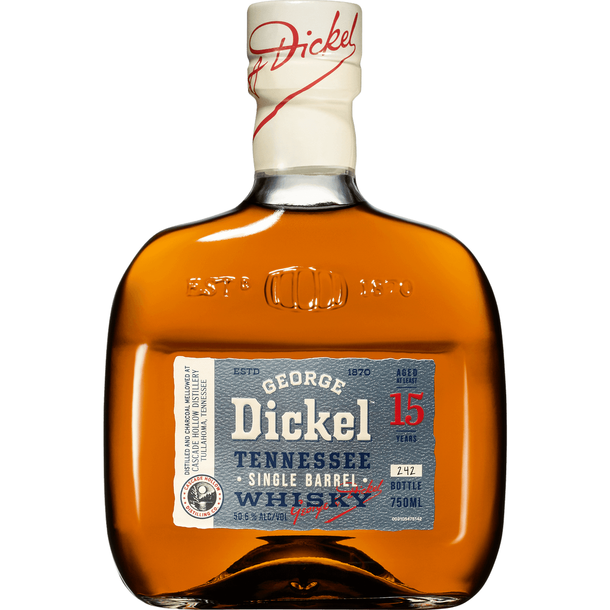 George Dickel Single Barrel 15 Year Old Tennessee Whisky 750ml bottle