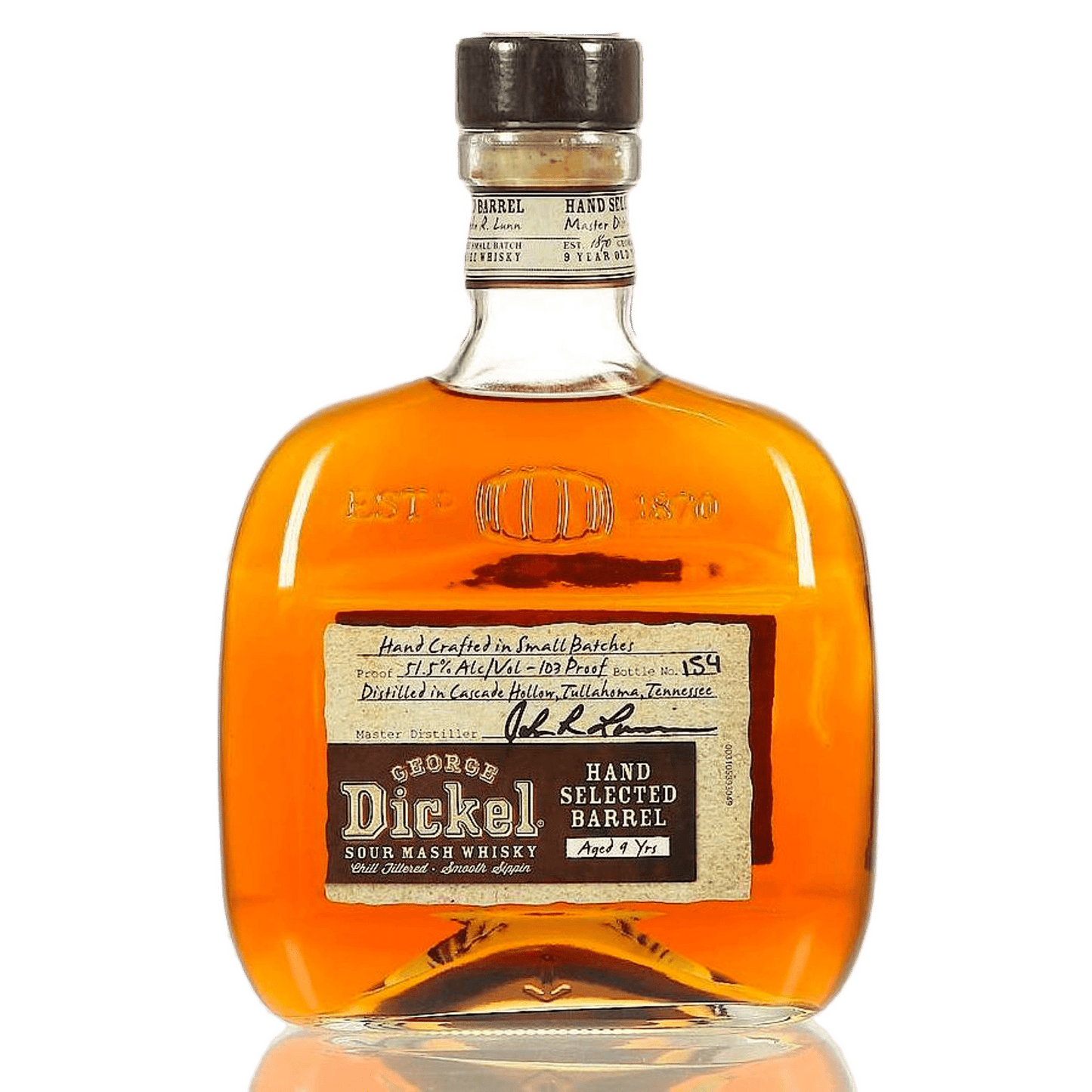 George Dickel Handselected Barrel 9 Year Old Sour Mash Whisky - Liquor On Broadway