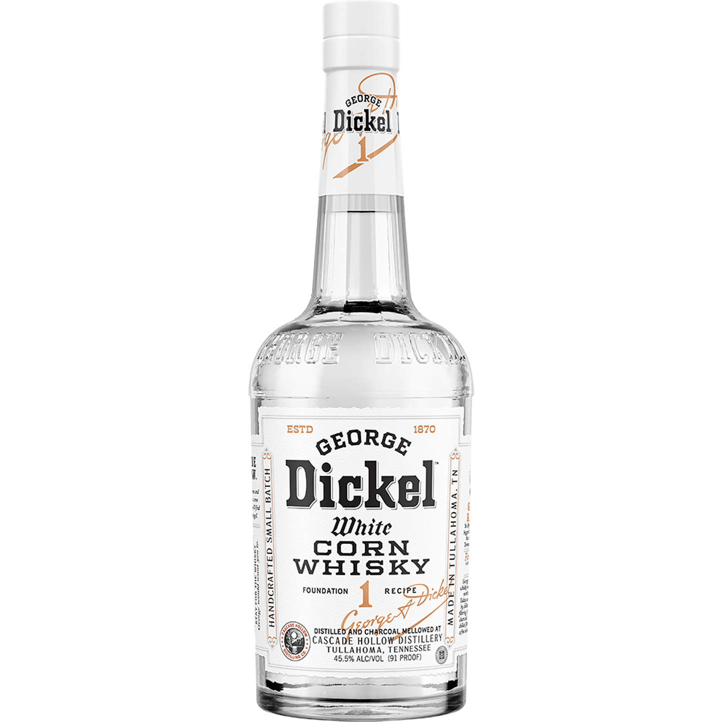 George Dickel White Corn Whiskey No 1 - Liquor On Broadway