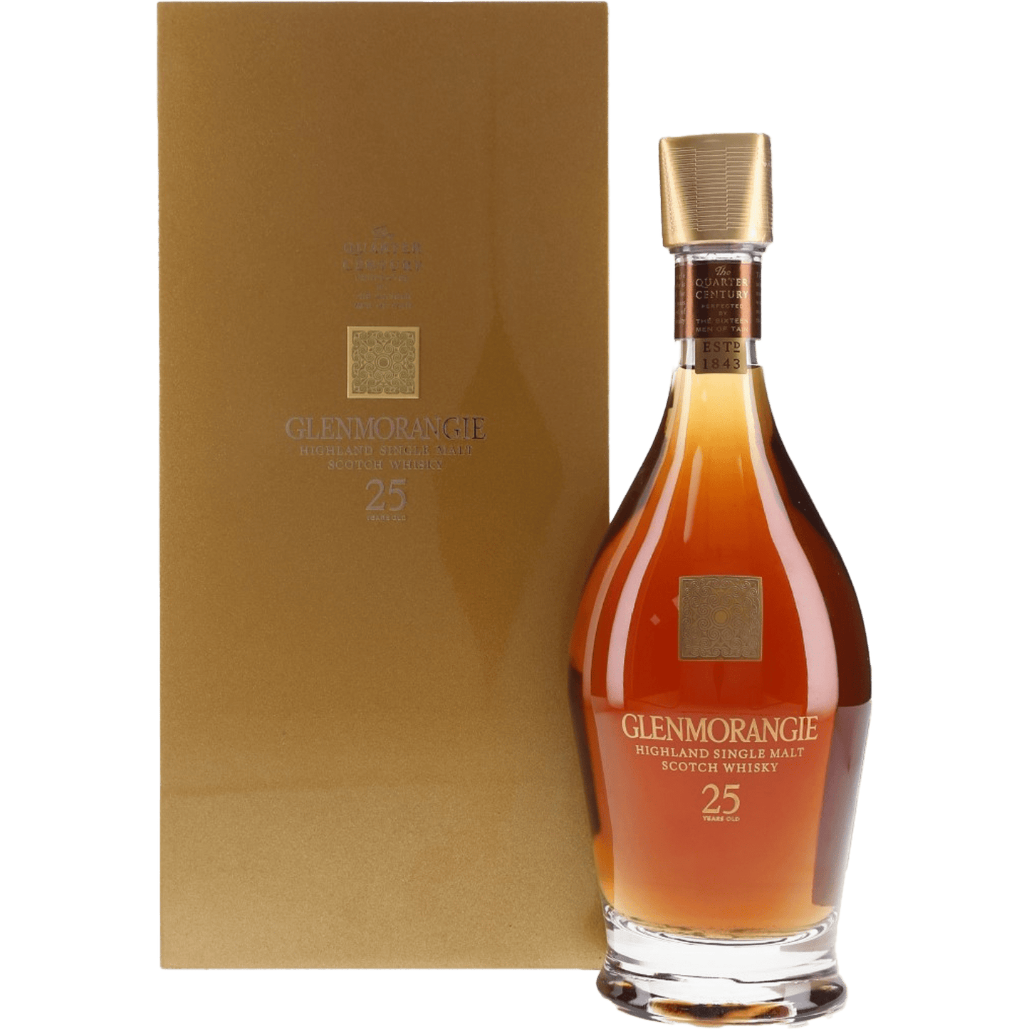 Glenmorangie 25 Years Old Highland Single Malt Scotch Whisky - Liquor On Broadway