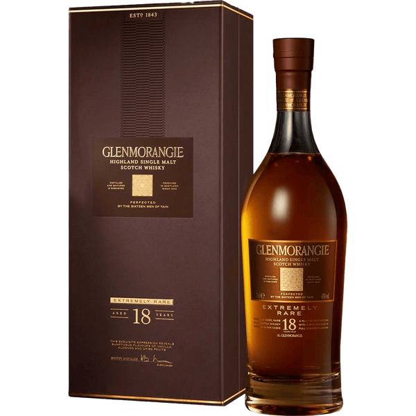 Glenmorangie Extremely Rare 18 Year Old Highland Single Malt Scotch Whisky 750ml bottle