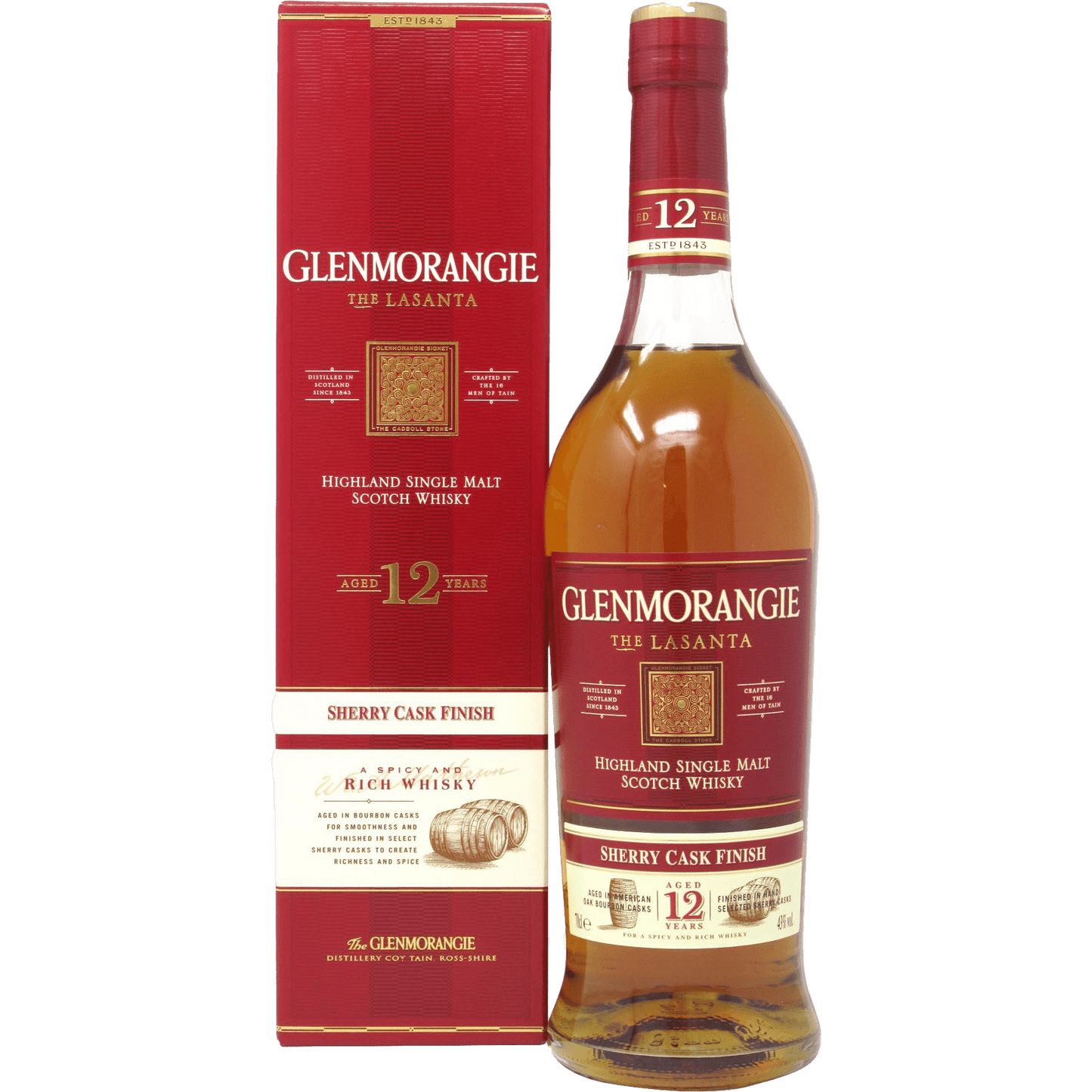 Glenmorangie Sherry Cask Finish Lasanta Aged 12 Years - Liquor On Broadway