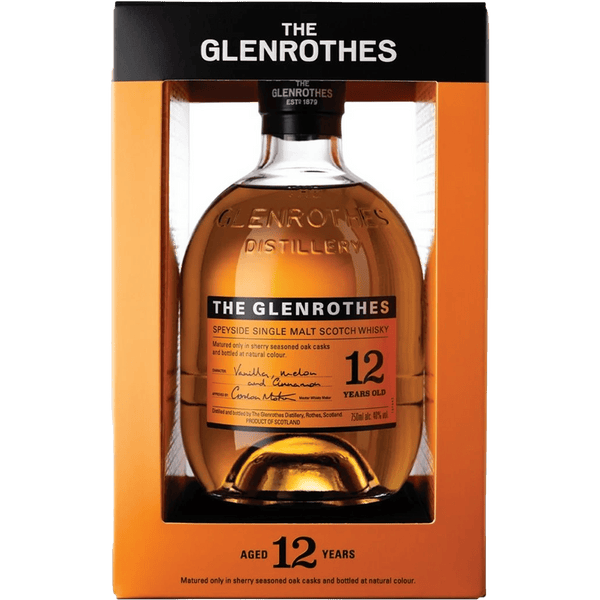 The Glenrothes 12 Year Old Single Malt Scotch Whisky 750ml front bottle