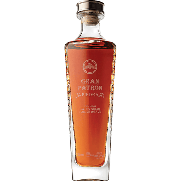 Gran Patron Piedra Extra Anejo Tequila 750ml crystal decanter