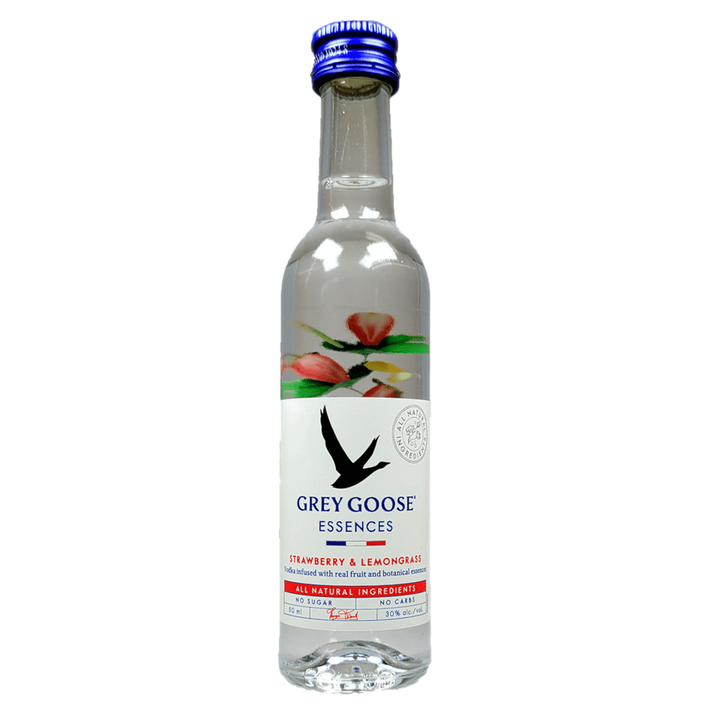 Grey Goose Essences strawberry lemongrass Vodka 12 x 50 ml - Liquor On Broadway