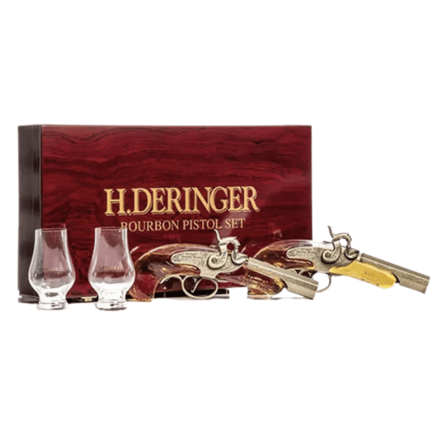 H. Deringer Bourbon Whiskey Set (200 mL x 2) - Liquor On Broadway