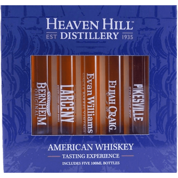 Heaven Hill American Whiskey Tasting Experience Gift Set 5 x 100ml glass tubes
