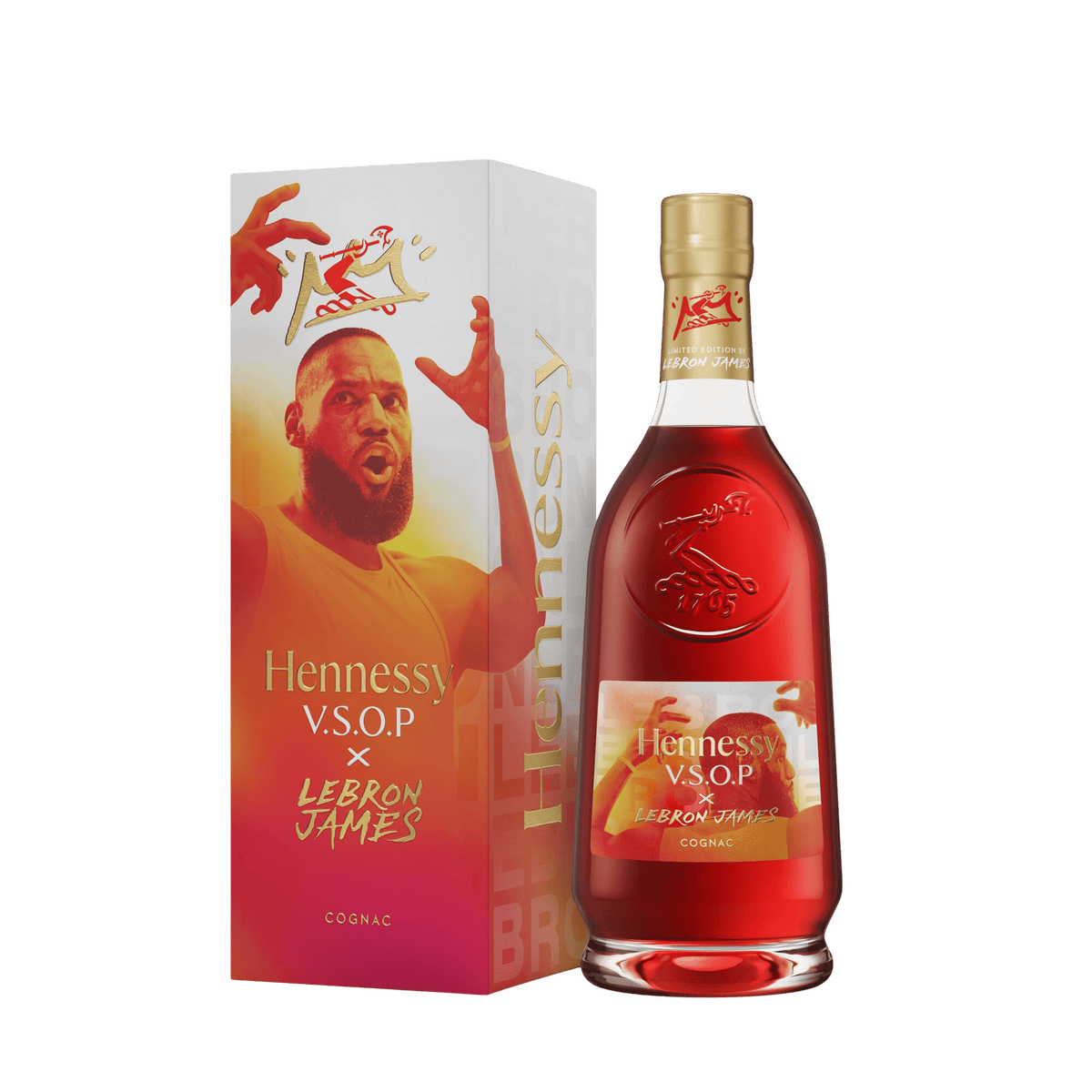 Hennessy VSOP LeBron James Limited Edition Cognac with Gift Box 750ml front bottle