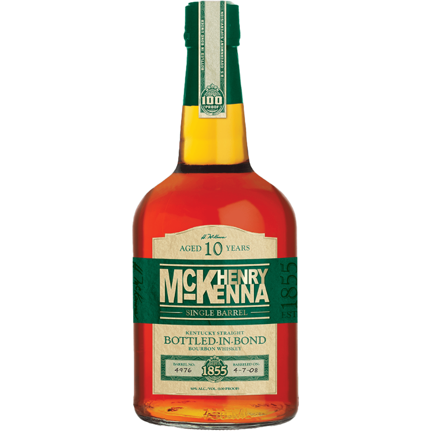 Henry McKenna Single Barrel Kentucky Straight Bourbon Whiskey - Liquor On Broadway